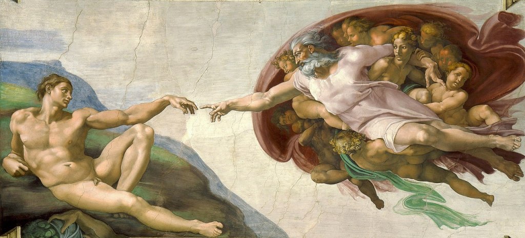 Renaissance Art The Creation of Adam by Michelangelo