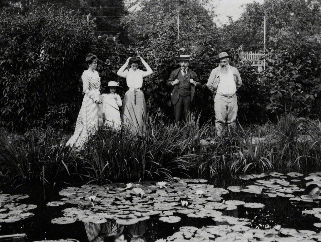 Claude Monet in His Garden